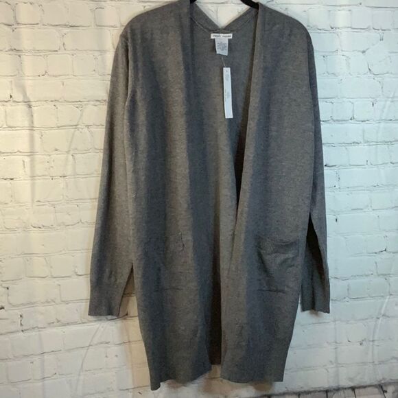 Sweet Romeo Women’s Gray Cardigan, size small, Gray Women’s Sweater - Picture 1 of 7